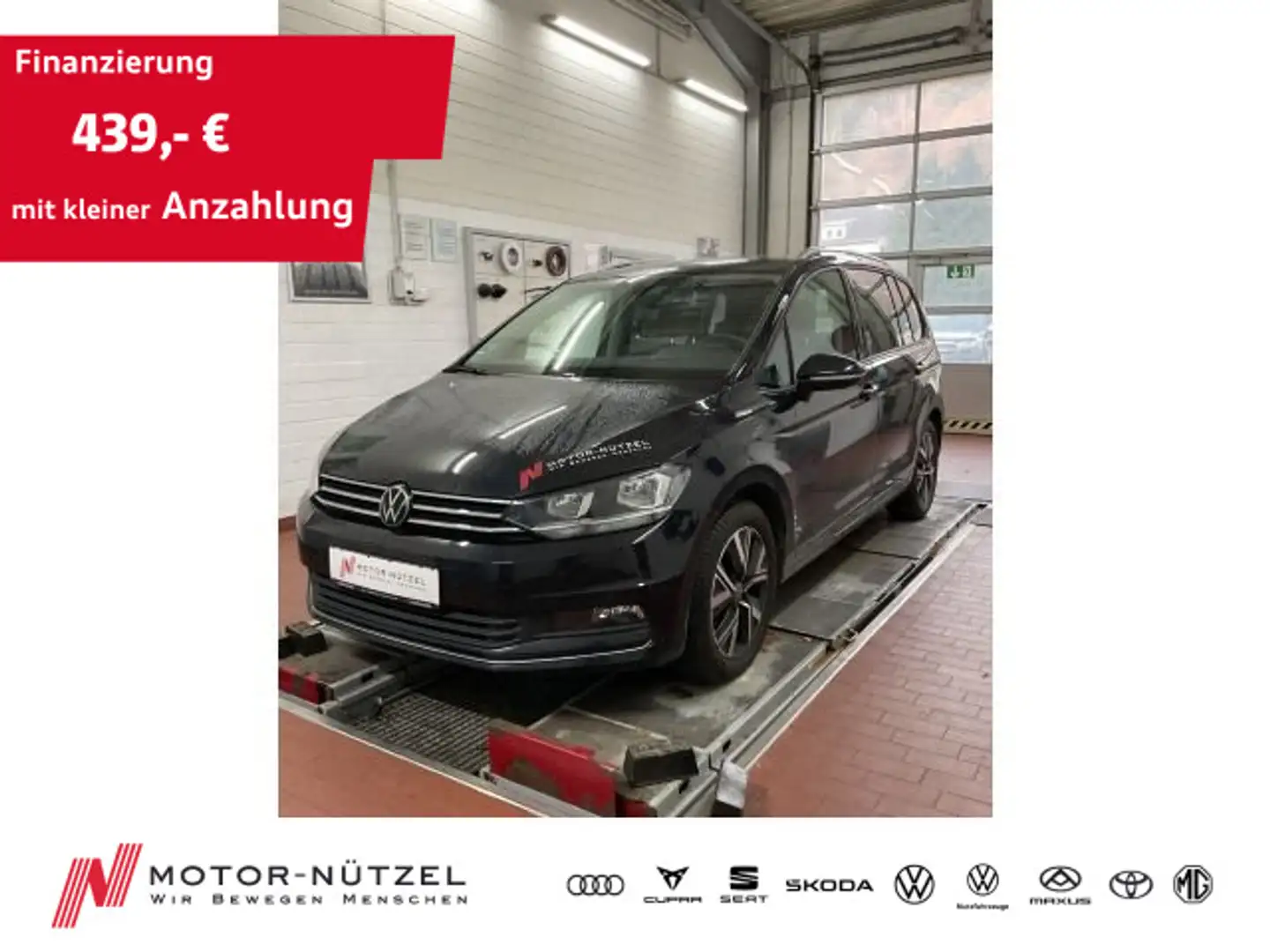 Volkswagen Touran 2.0 TDI DSG MOVE NAVI+APP+ACC+SHZ+PDC+RFK Schwarz - 1