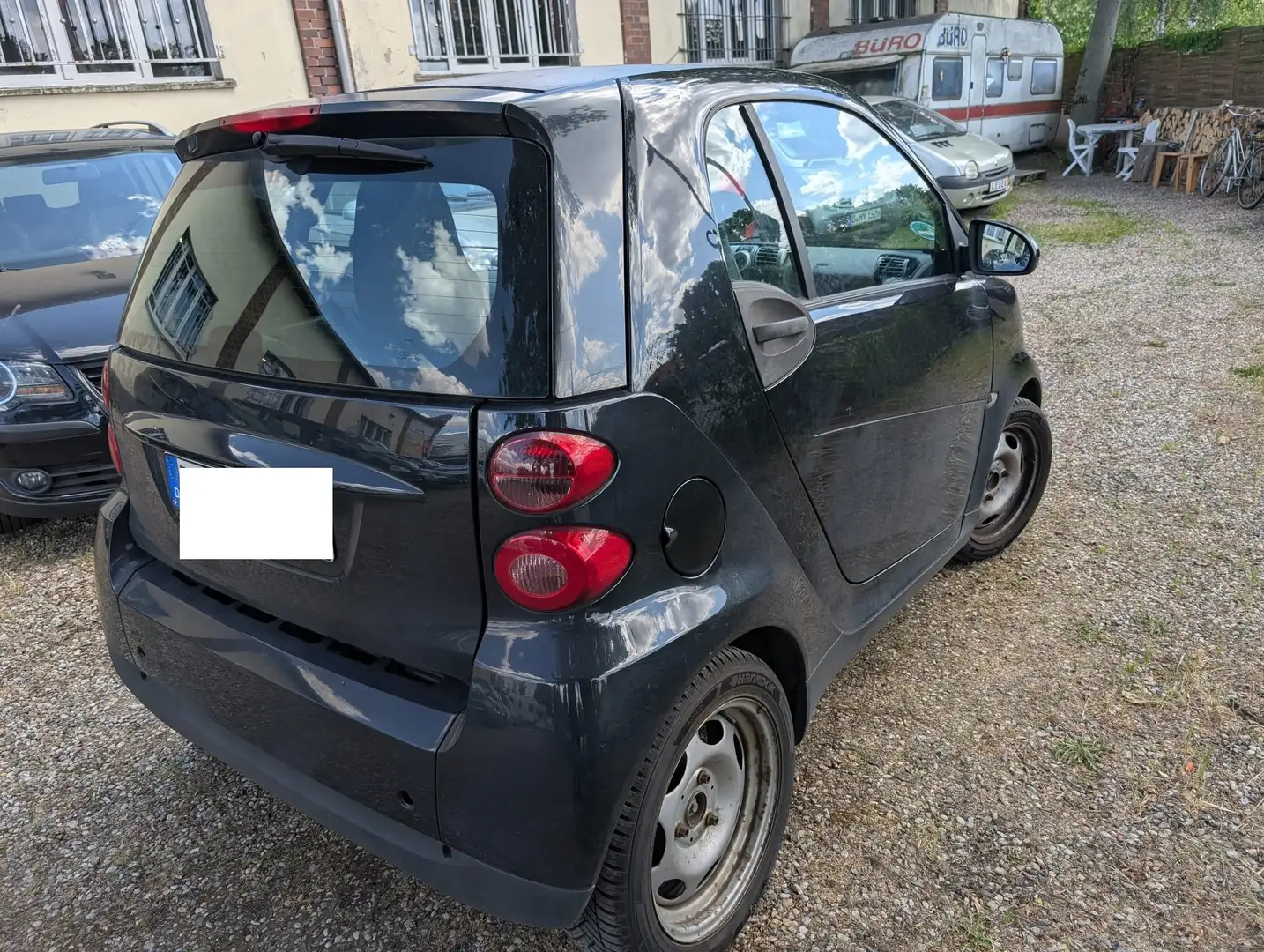 smart forTwo coupe pure micro hybrid drive,Klima,TÜV,NR Schwarz - 1