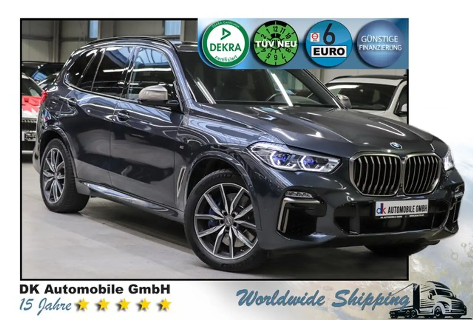 BMW X5 M50d Sport-Aut./HARMAN/KAMERA/MASSAGE/LASER/ Gris - 1