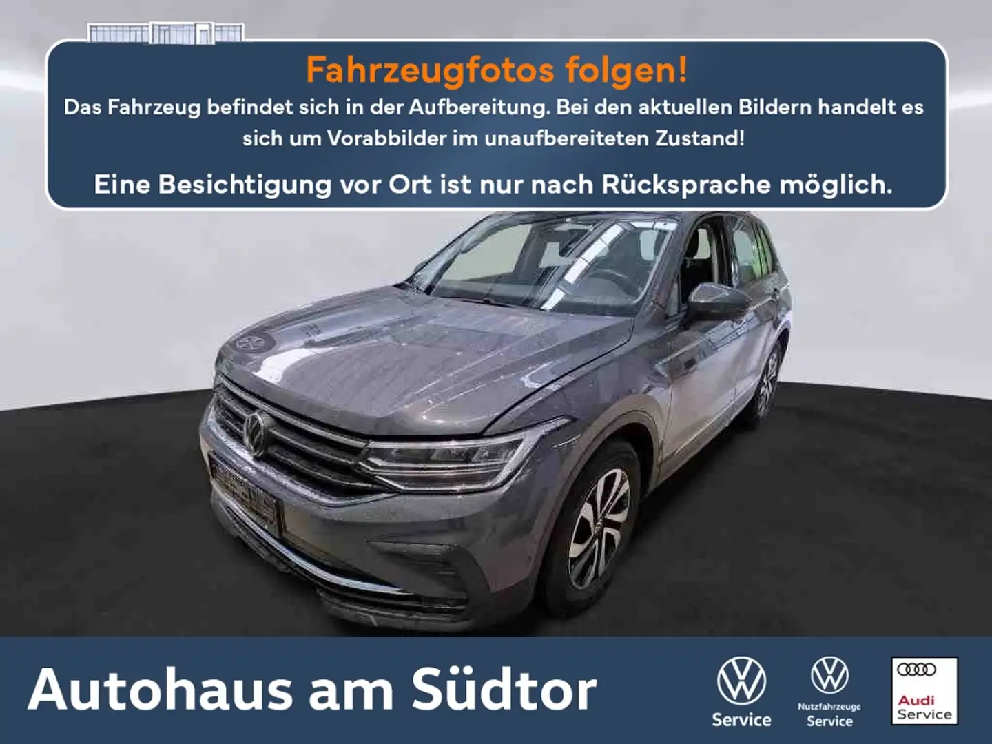 Volkswagen Tiguan Active 2.0 TDI DSG | LED AHK RFK ACC Navi Grau - 1