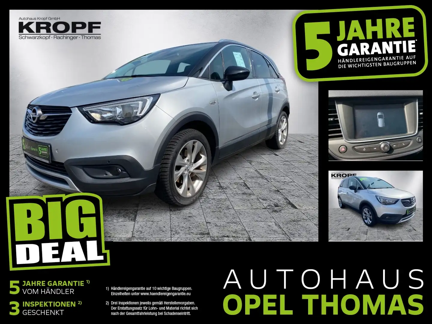 Opel Crossland 1.2T INNOVATION LHZ SHZ Einparkhilfe Zilver - 1
