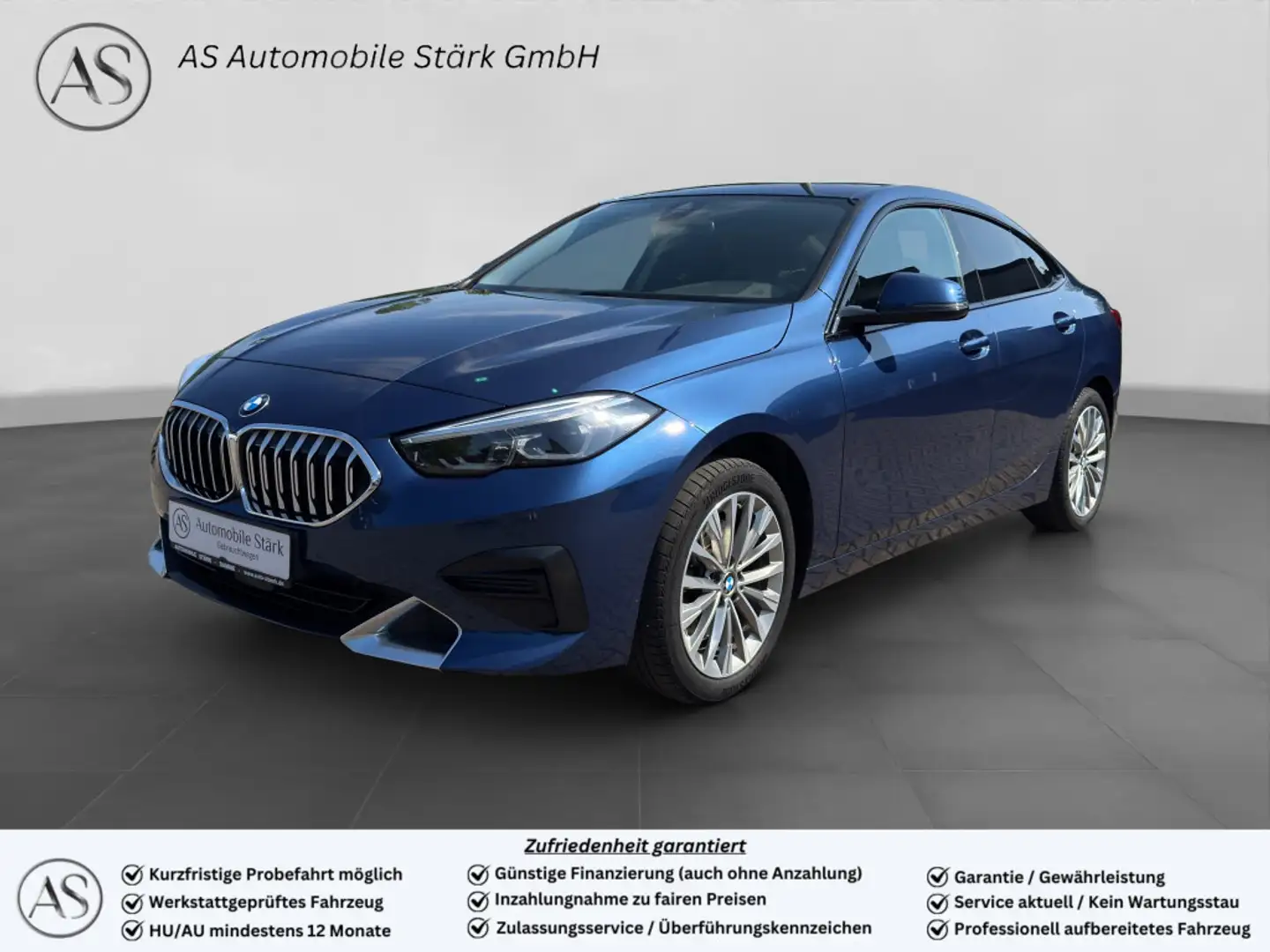 BMW 218 i Luxury Line+Leder+HiFi+AHK Blauw - 1