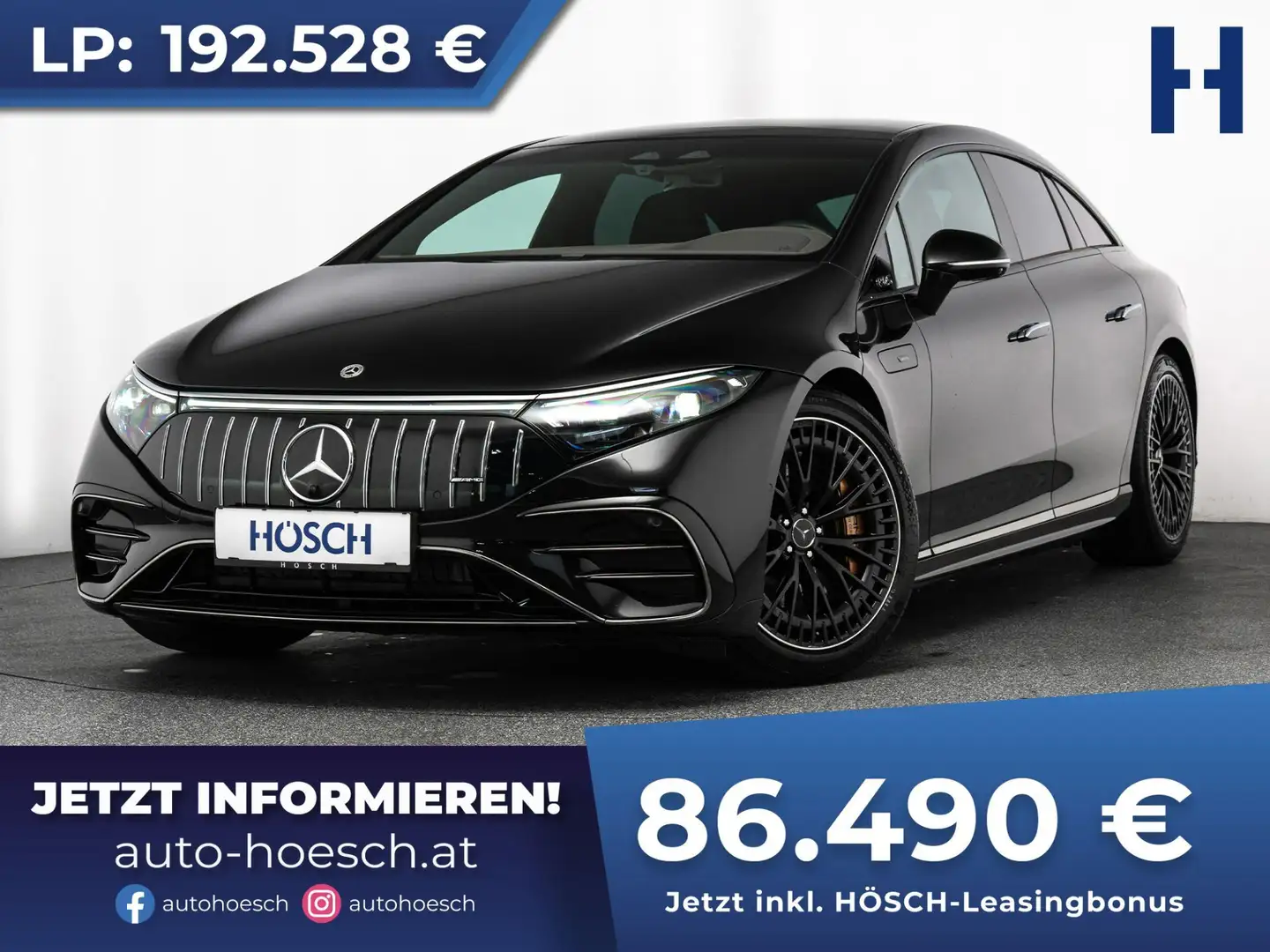 Mercedes-Benz EQS 53 AMG 4Matic+ DYNAMIC KERAMIK VOLL -55% Schwarz - 1