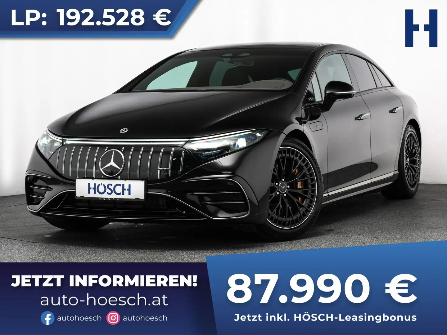Mercedes-Benz EQS 53 AMG 4Matic+ DYNAMIC KERAMIK VOLL -54% Schwarz - 1