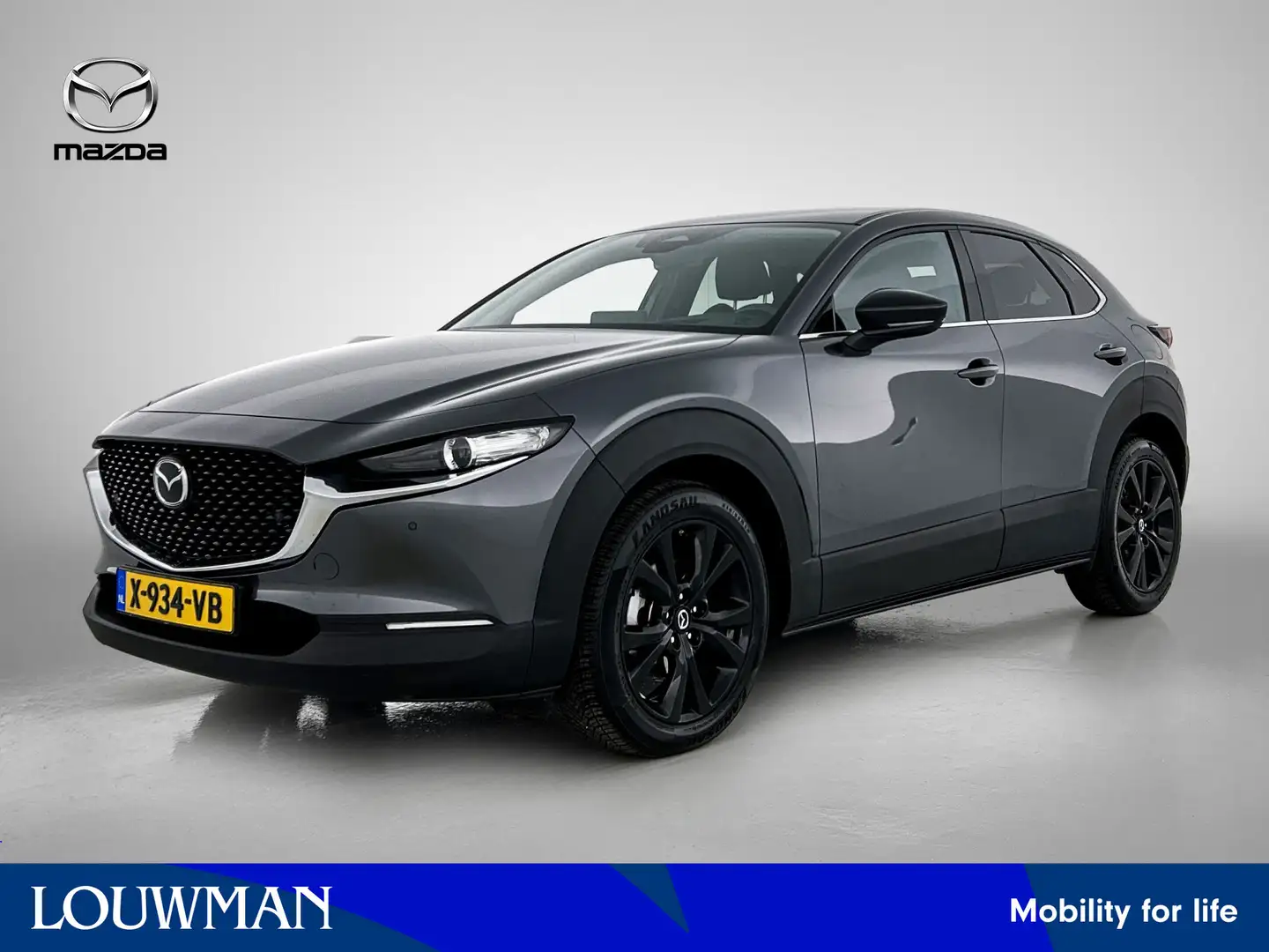 Mazda CX-30 2.0 e-SkyActiv-G M Hybrid Homura | 4 seisoens band Gris - 1