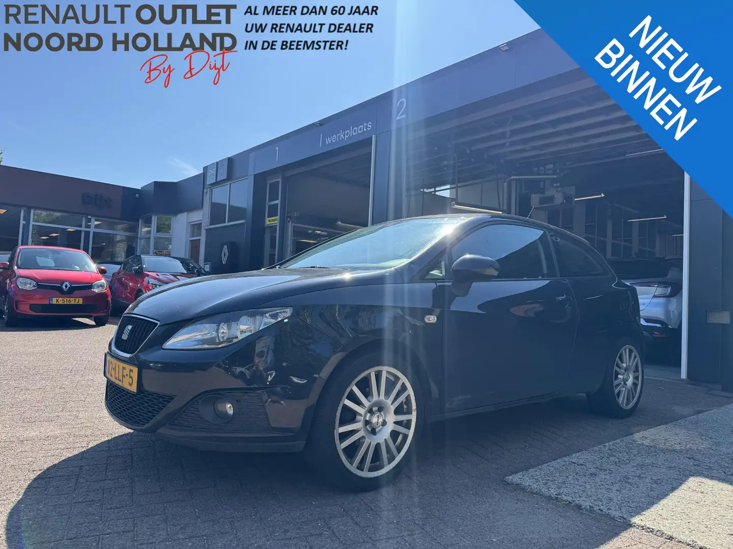 SEAT Ibiza SC 1.6 TDI Style Zwart - 1