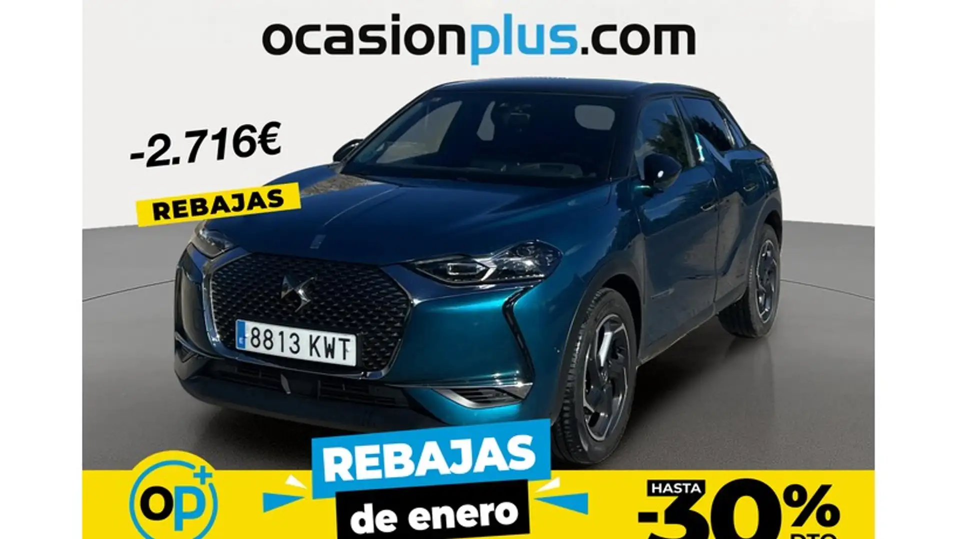 DS Automobiles DS 3 Crossback Puretech Grand Chic 130 EAT8 Bleu - 1