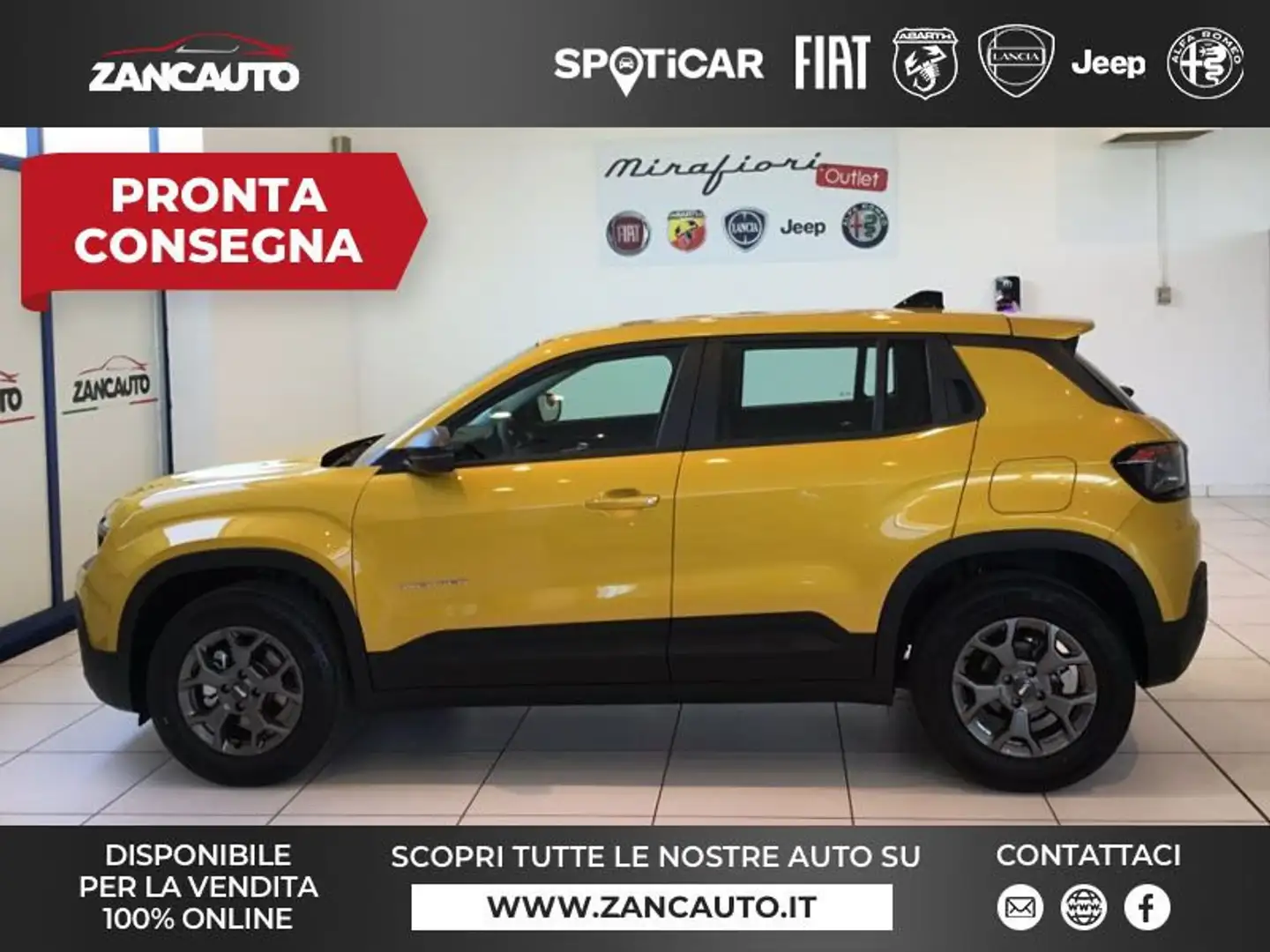 Jeep Avenger MY24 1.2 Longitude KM0 Jaune - 1
