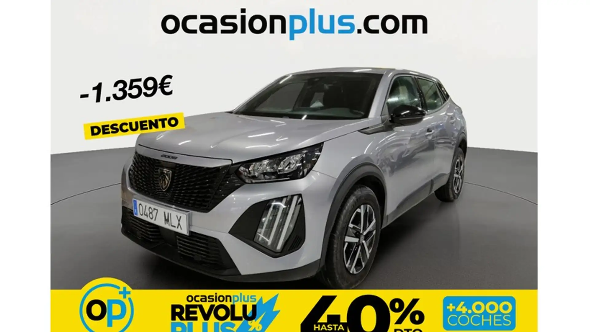 Peugeot 2008 1.2 PureTech S&S Active 100 Grau - 1