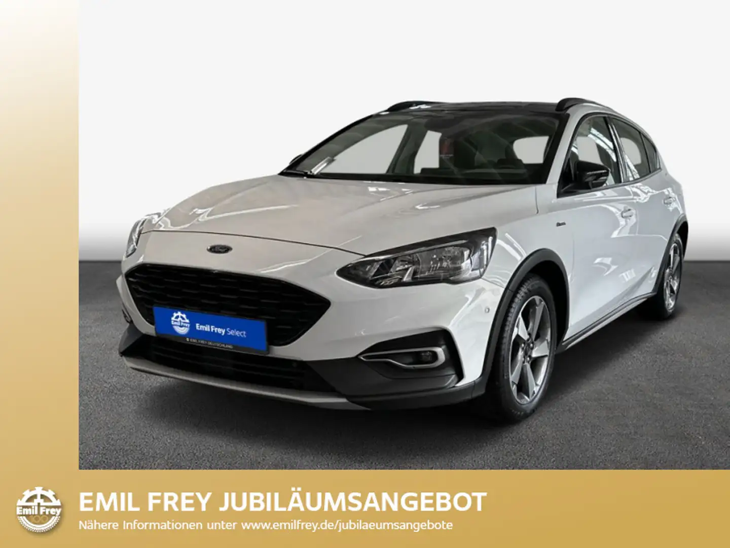 Ford Focus 1.0 EcoBoost Start-Stopp-System ACTIVE Weiß - 1
