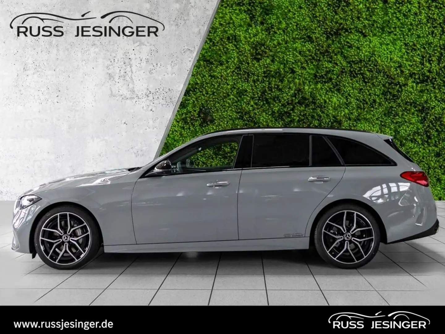 Mercedes-Benz C 220 d 4M T AMG Line *AHK*360°*Distr*KeyGo*Pano Grijs - 2