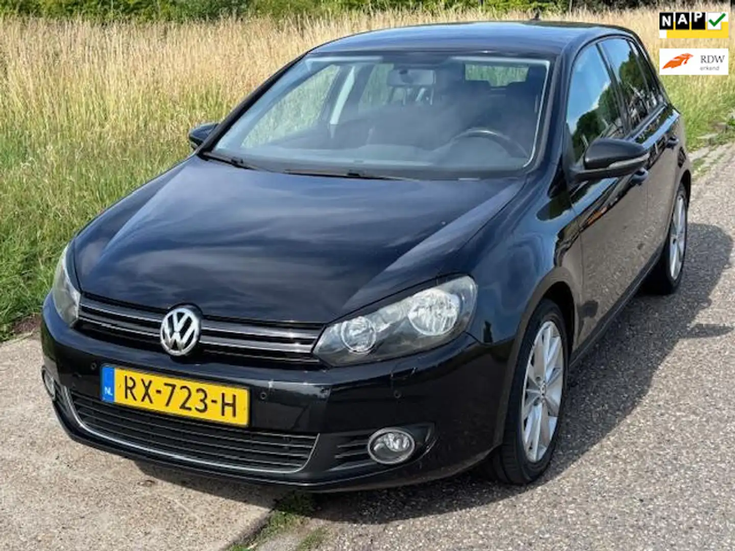 Volkswagen Golf 1.4 TSI Comfortline 5-Drs ECC Audio/Navi Sportstoe Zwart - 1