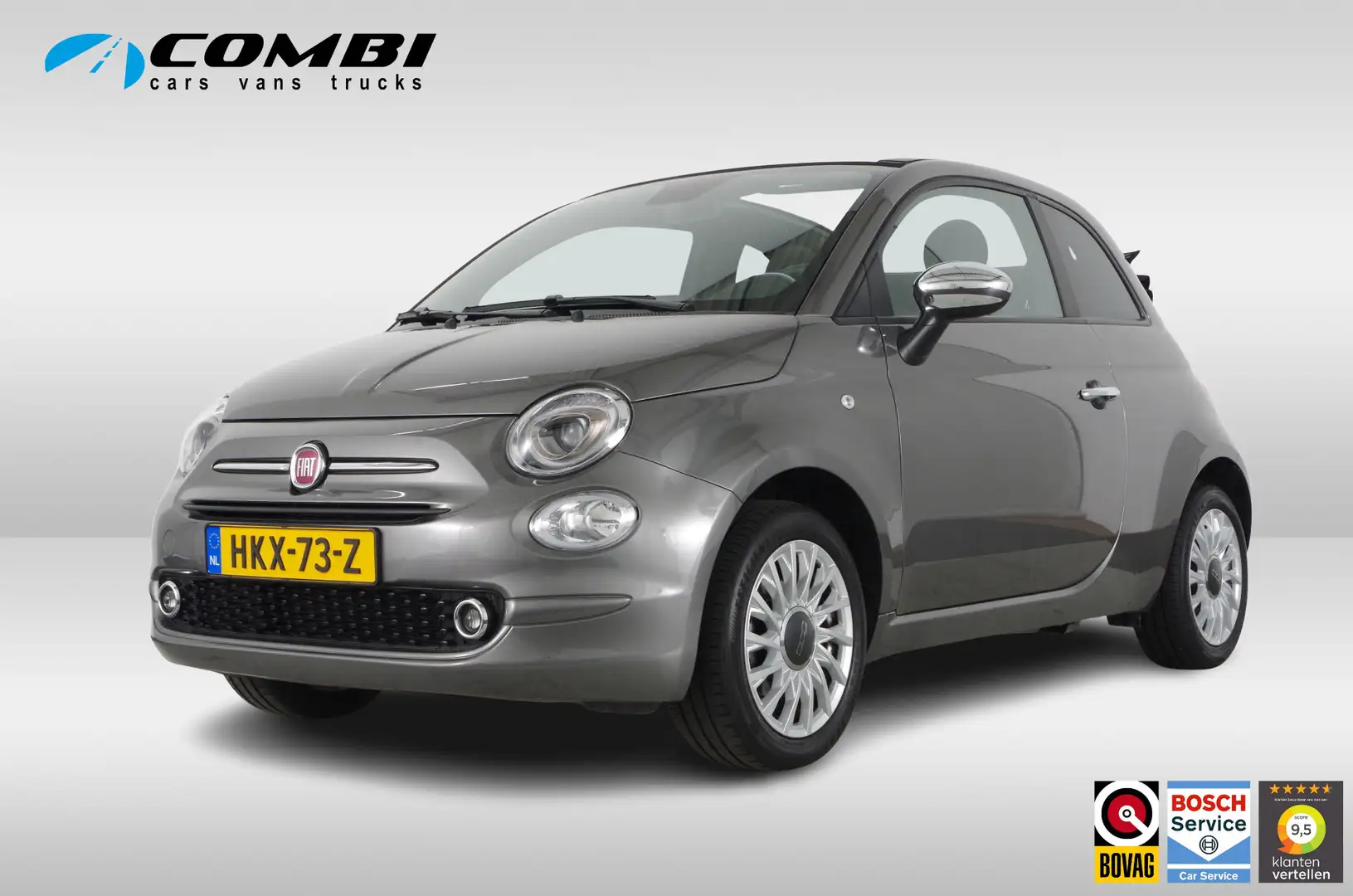 Fiat 500C 1.0 Hybrid Dolcevita  Cabrio/Apple Carplay/Cruise Grau - 1