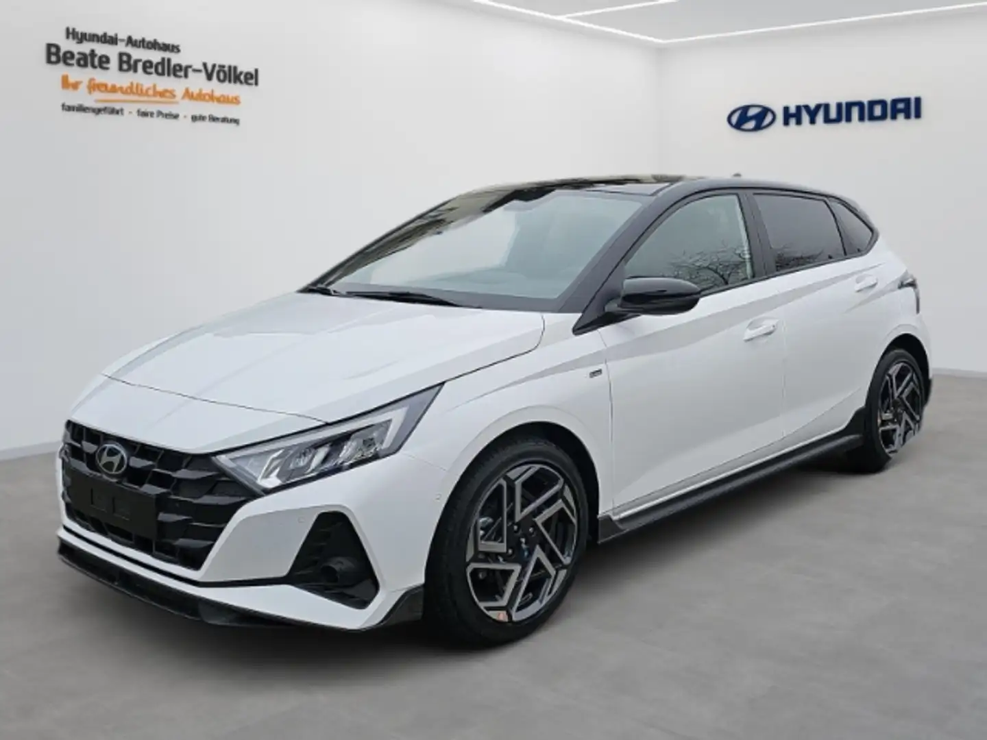 Hyundai i20 7-DCT N Line Assistenz + Smartpaket Blanc - 1