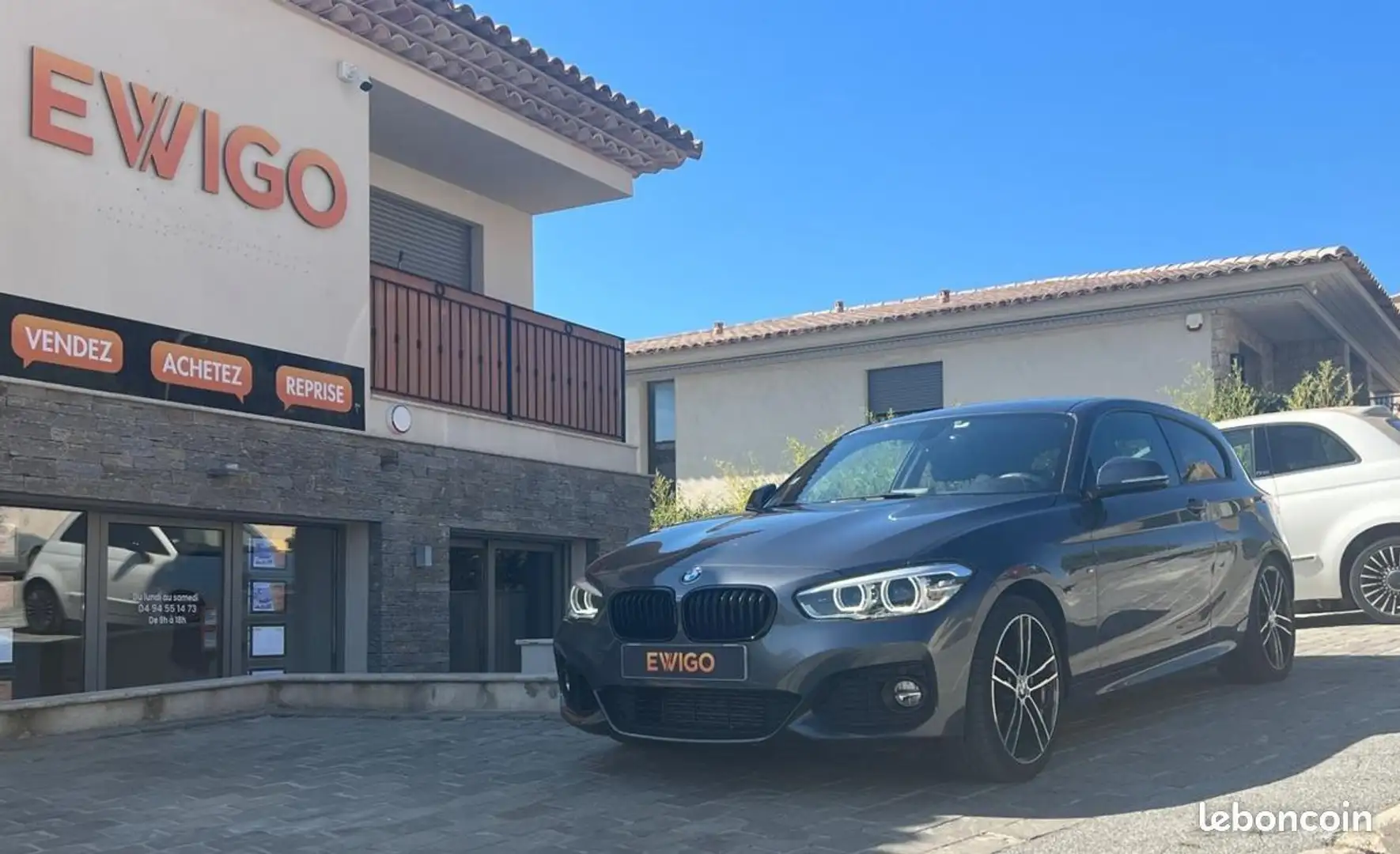 BMW 135 5 118 I 135 M-SPORT BVA CAMERA RADARS AV-AR BLUETOOTH NAV LIMITEUR Gris - 1
