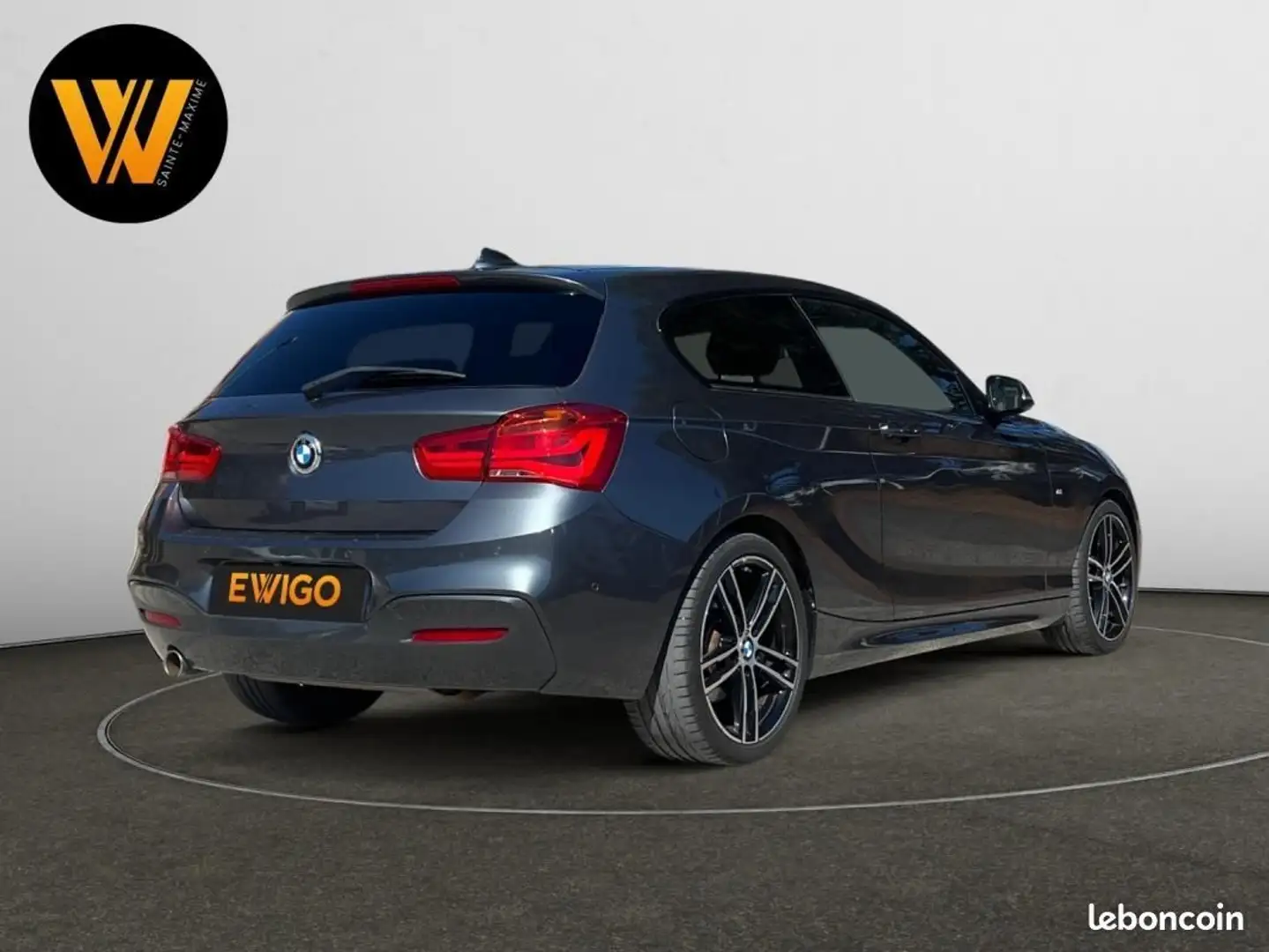 BMW 135 5 118 I 135 M-SPORT BVA CAMERA RADARS AV-AR BLUETOOTH NAV LIMITEUR Gris - 2