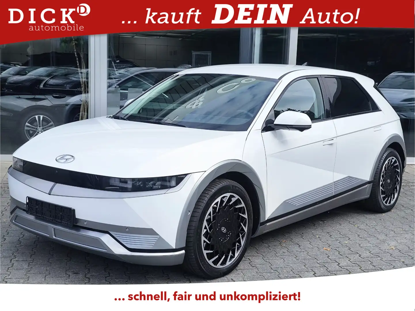 Hyundai IONIQ 5 Uniq 4WD MEMO+LED+SHZ+HEAD+NAVI+ACC+360 Blanc - 1
