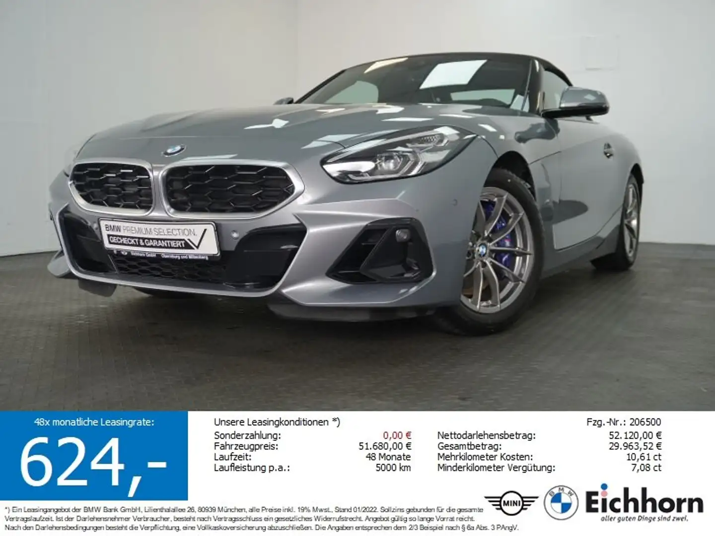 BMW Z4 sDrive 30i M Sport *LEDER.INNOPAKET.HUD* Grau - 1