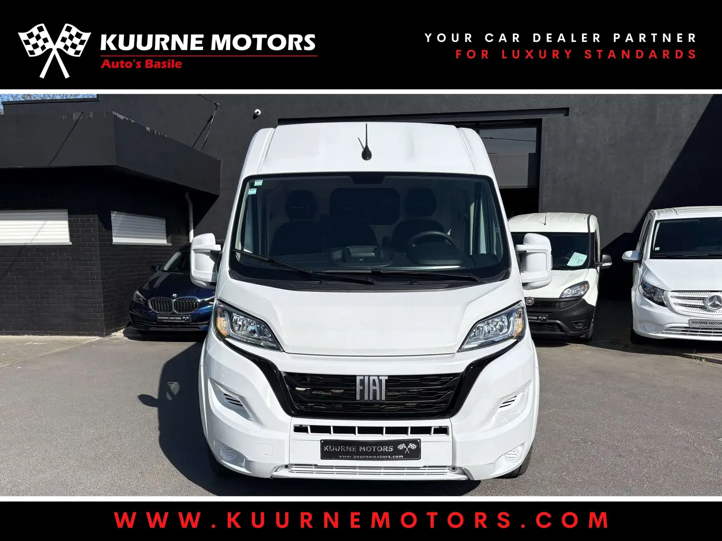Fiat Ducato 2.2HDi L2-H2 3-Zit Cam/Dab+/Airco/Bt *1j garantie* Blanc - 2