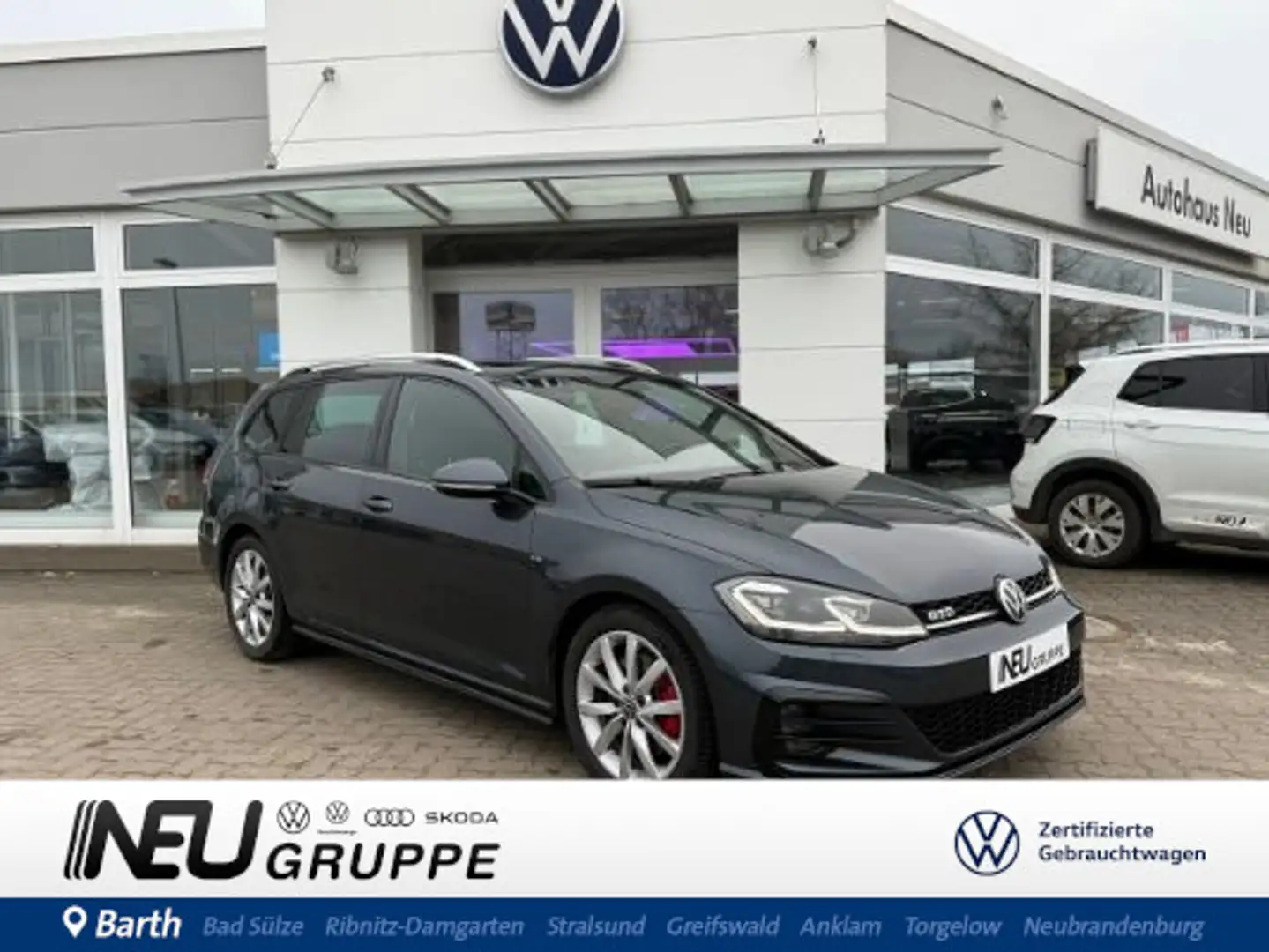 Volkswagen Golf Variant GTD Golf VII Variant 2.0 TDI DSG Stdhzg, Panorama, Szary - 1