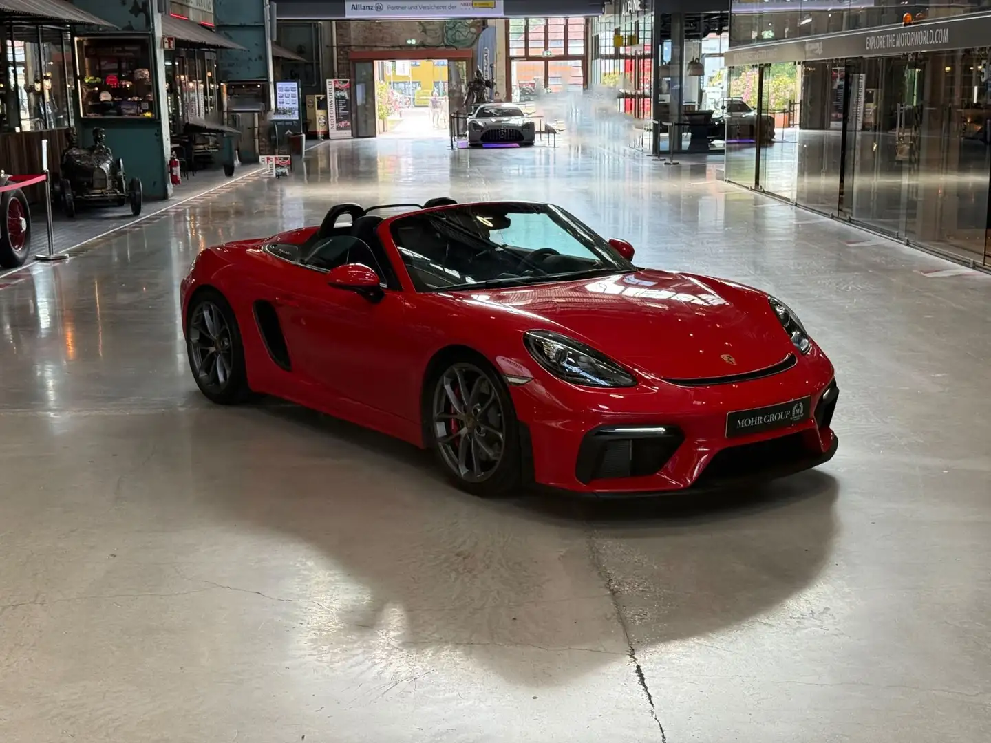 Porsche Boxster 718 Boxster Spyder/1.HAND/Approved 2027/CARBON Rood - 2