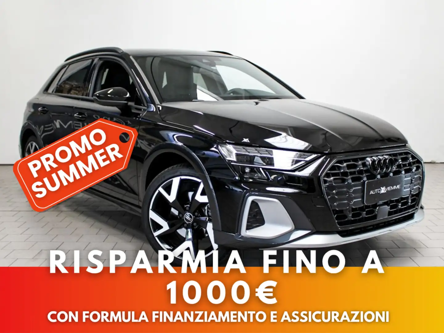 Audi A3 A3 allstreet 2.0 tdi Identity Contrast 150cv Noir - 1