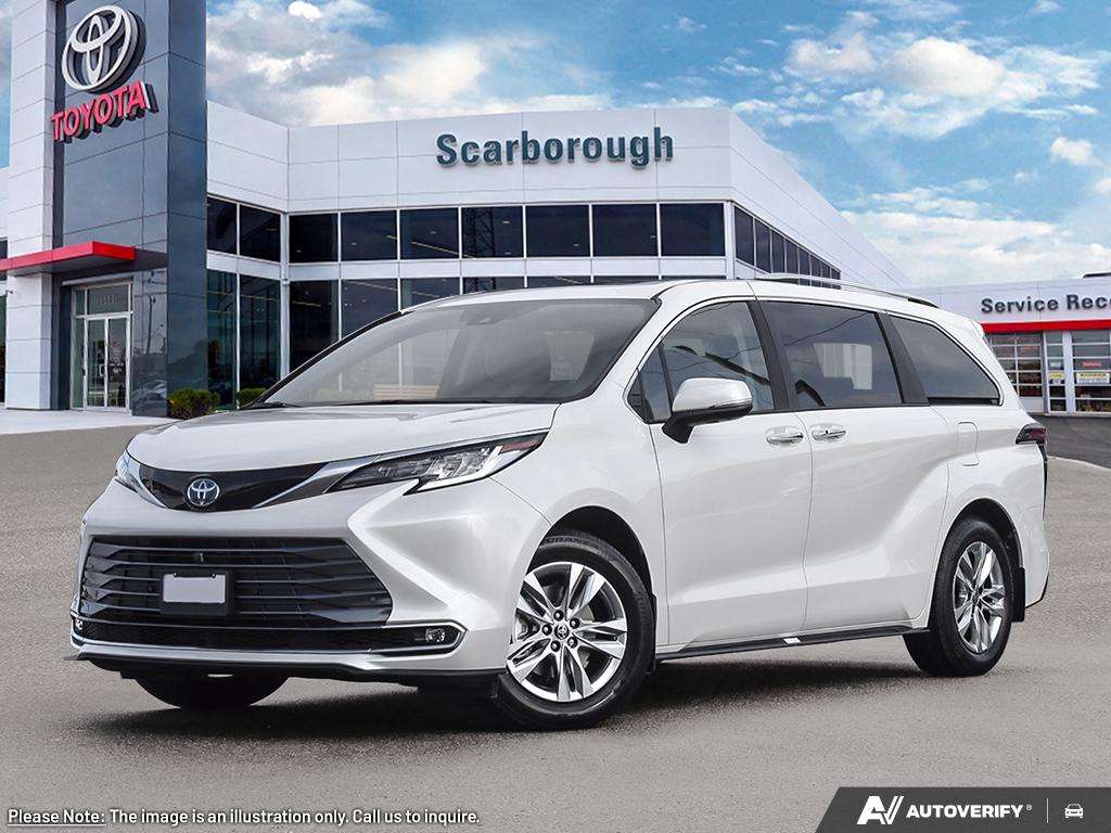 White 2026 Toyota Sienna Minivan  