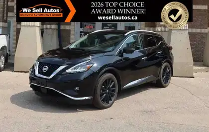 Black 2020 Nissan Murano SUV / Crossover All-Wheel Drive Automatic