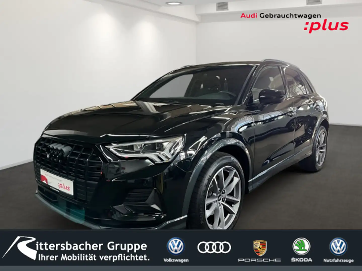 Audi Q3 advanced 35 TFSI s-line Navi AHK Assistenz+Ko Schwarz - 1
