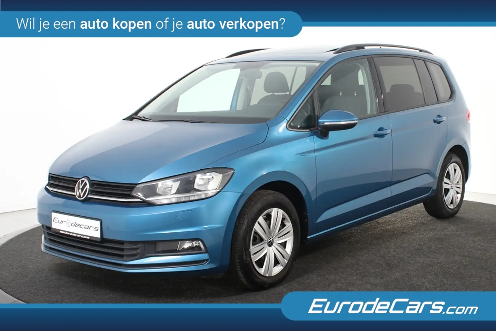 Volkswagen Touran 1.5 TSI *1ste Eigenaar*Panoramadak*Navigatie*Stoel Blauw - 1