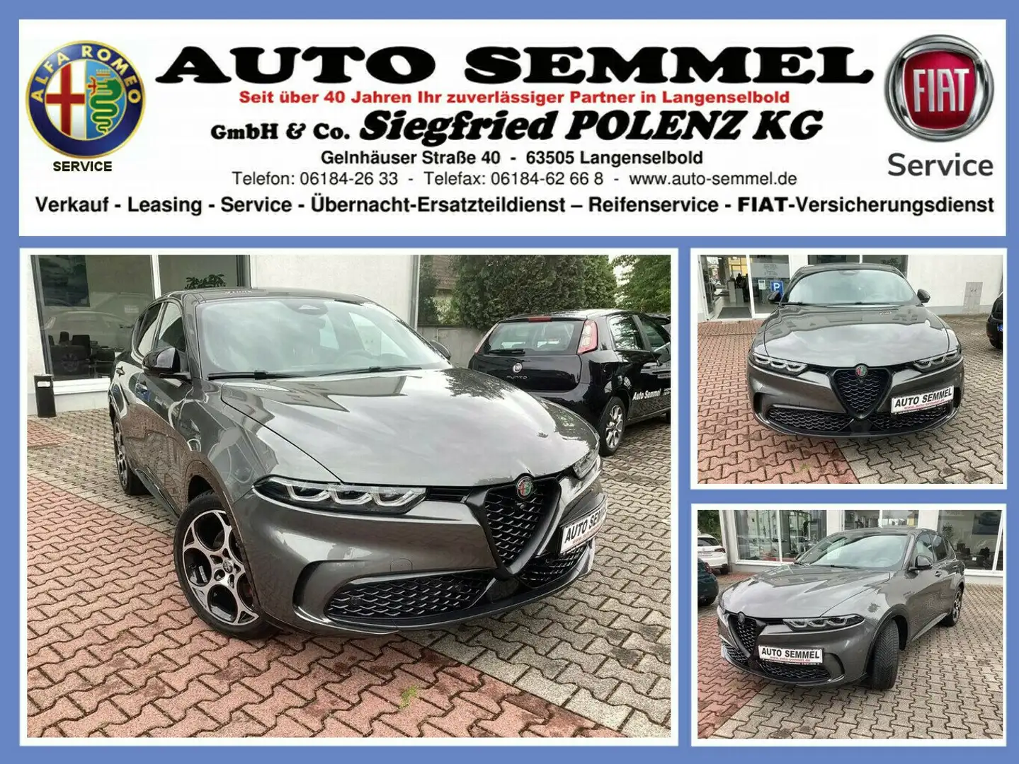 Alfa Romeo Tonale Veloce 1.5 VGT 160PS 48V-Hybrid 15kW Сірий - 1