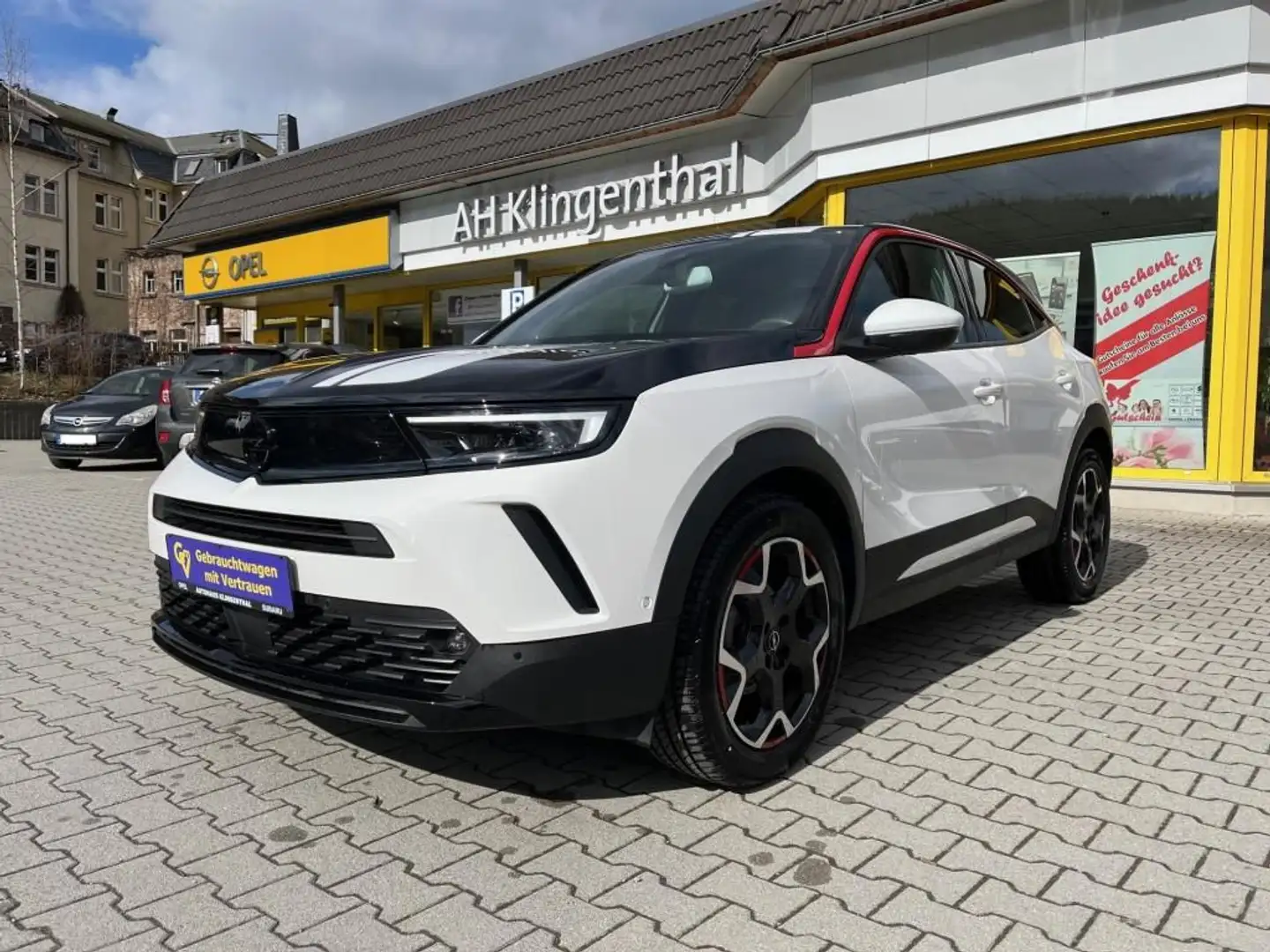 Opel Mokka GS Line 1.2T 130PS ATM/Navi/LHZ/SHZ Blanc - 1