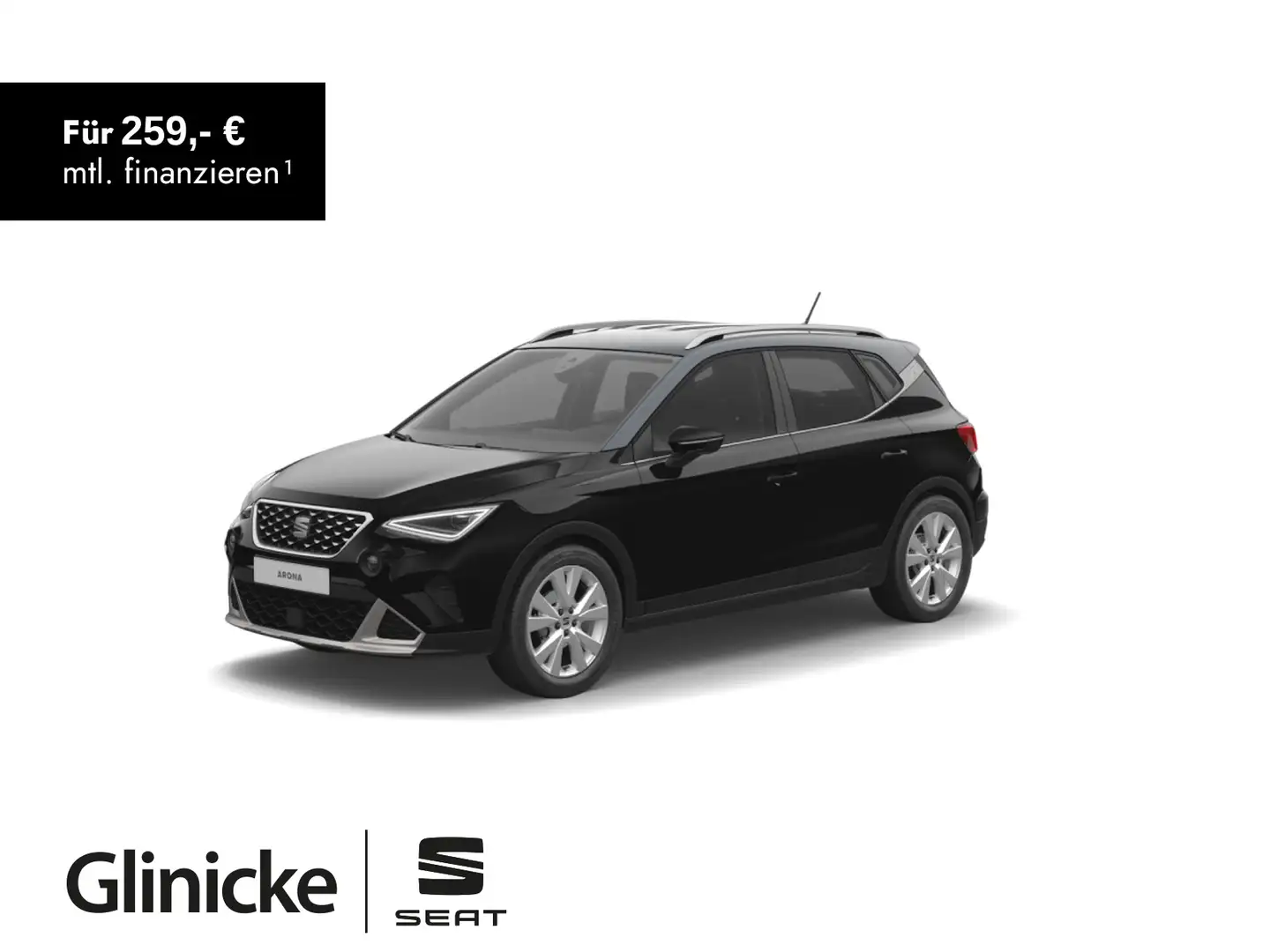 SEAT Arona 1.0 TSI Xperience LED Klima DSG Schwarz - 1