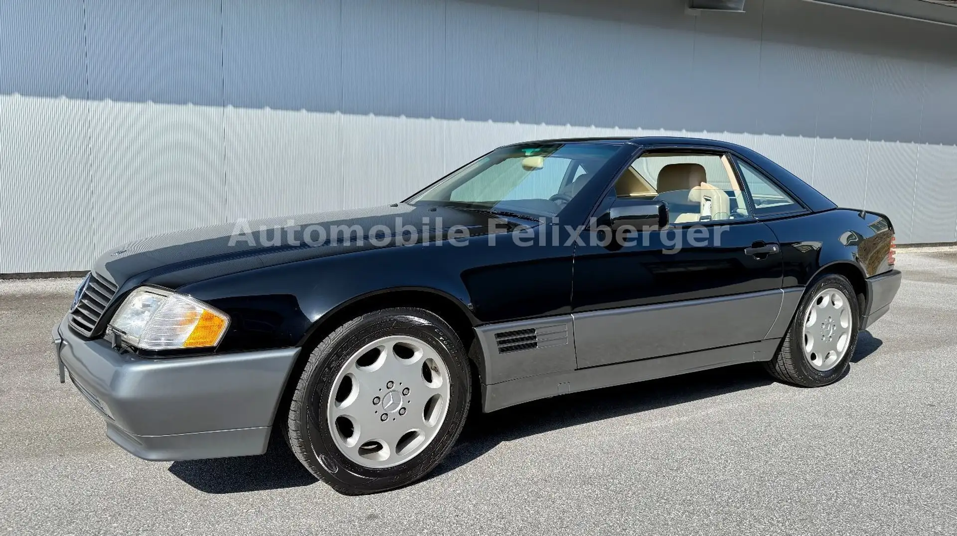 Mercedes-Benz SL 500 Schwarz/Beige Leder nur 60.000km TOP Negro - 2