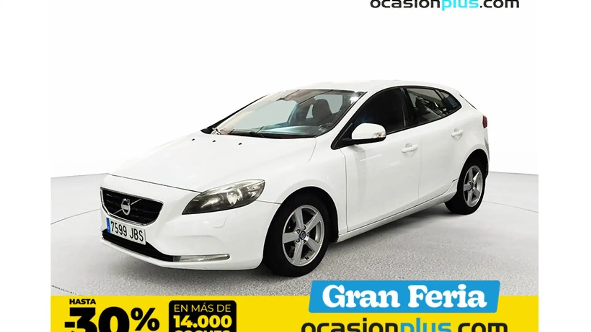 Volvo V40 D2 Kinetic Aut. 115 Blanco - 1