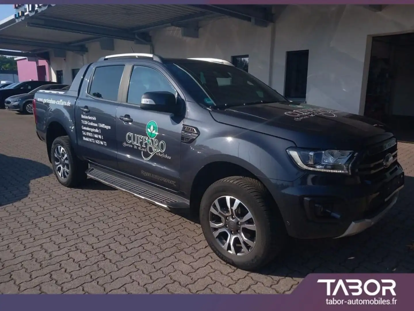 Ford Ranger 213 4x4 Wildtrak DK Attel. ACC GPS Gris - 2