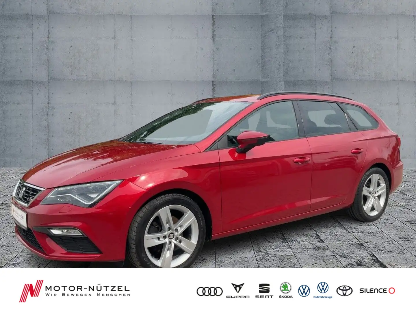 SEAT Leon ST 1.5 TSI DSG FR-LINE 5JG+LED+NAVI+ACC+SHZ Rot - 1