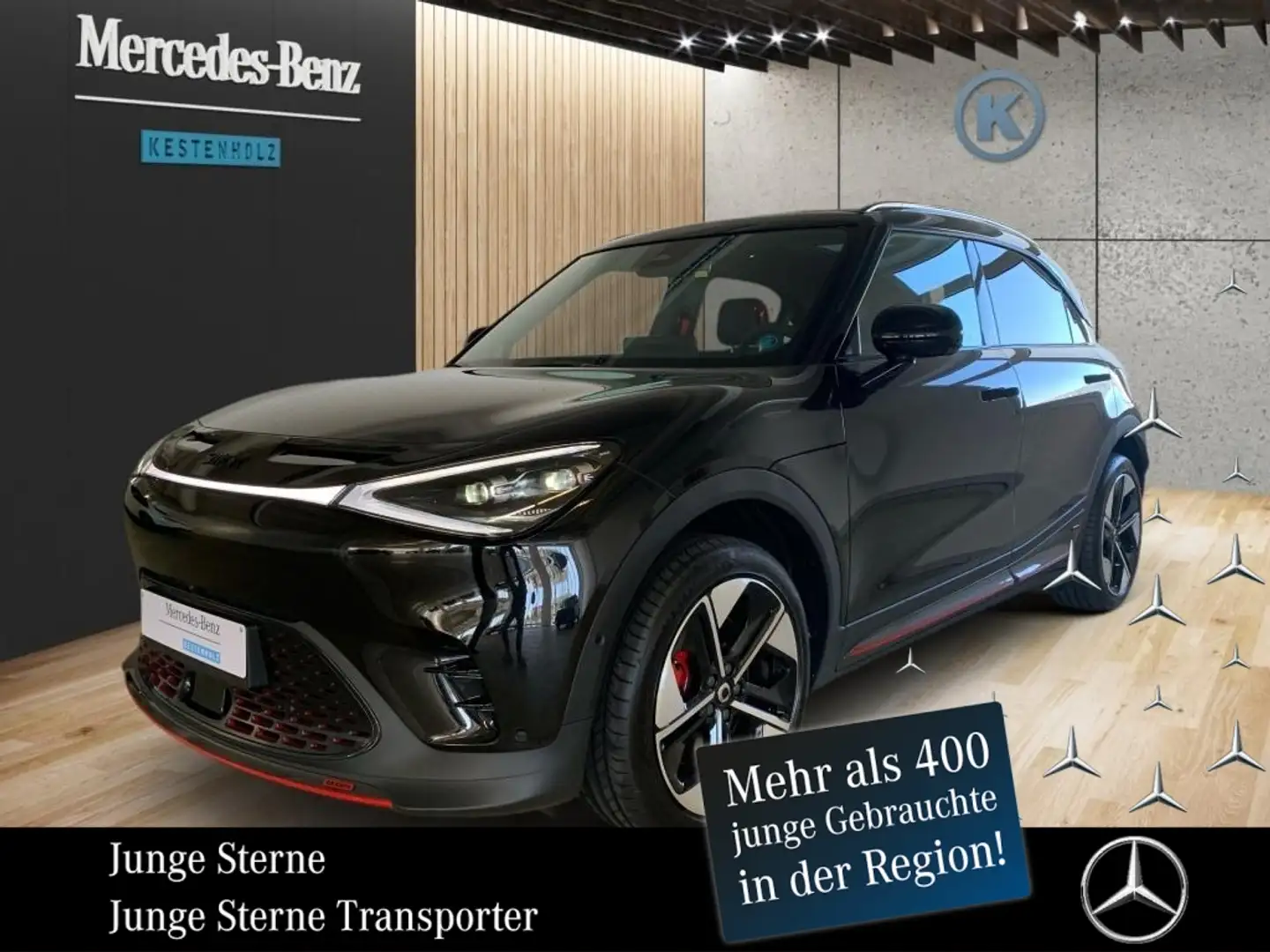 smart #1 Brabus AWD (66kWh) *SHZ*BEATS*PANO*HEADUP* Czarny - 1
