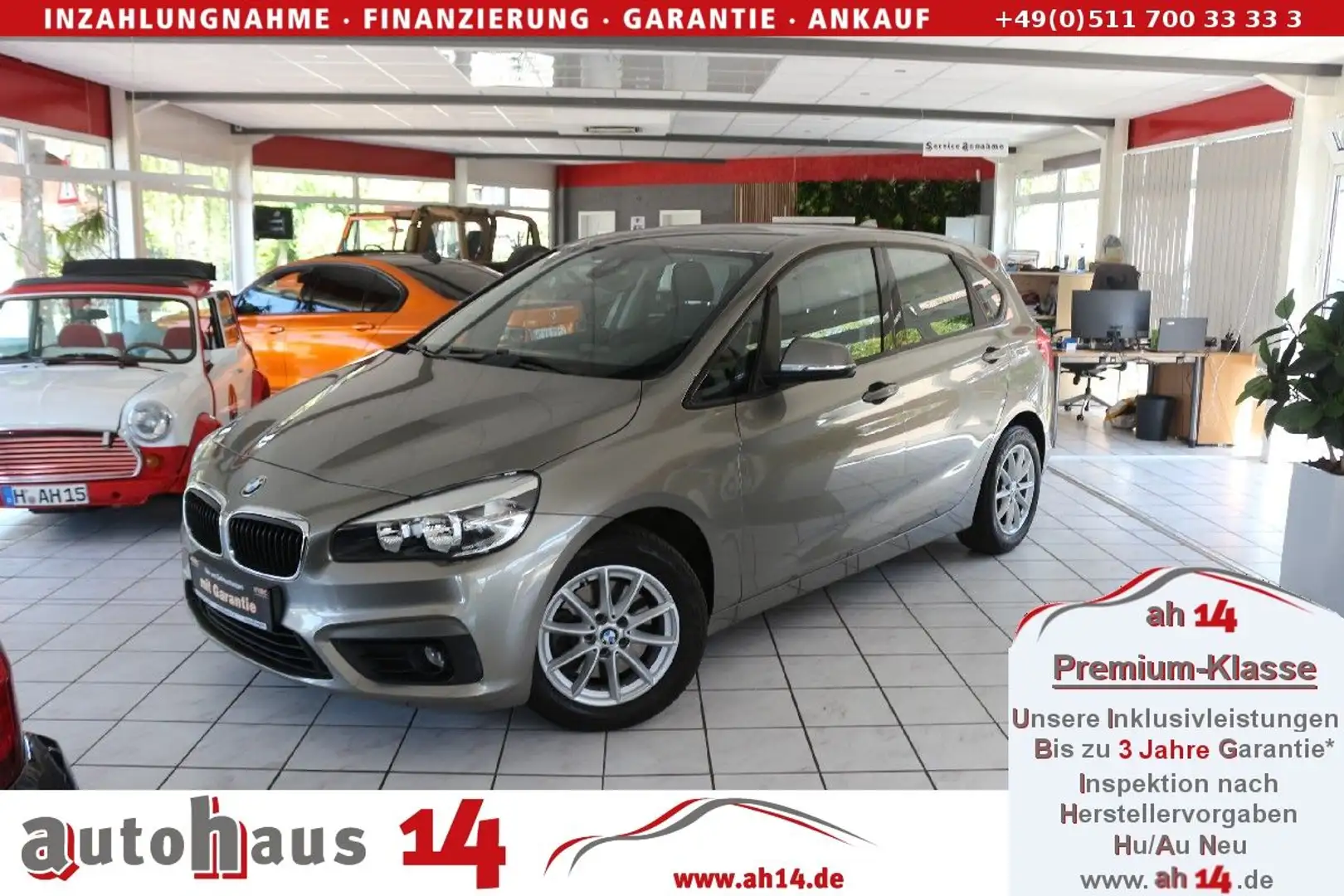 BMW 218 - Tempomat-PDC-Klima Argent - 1