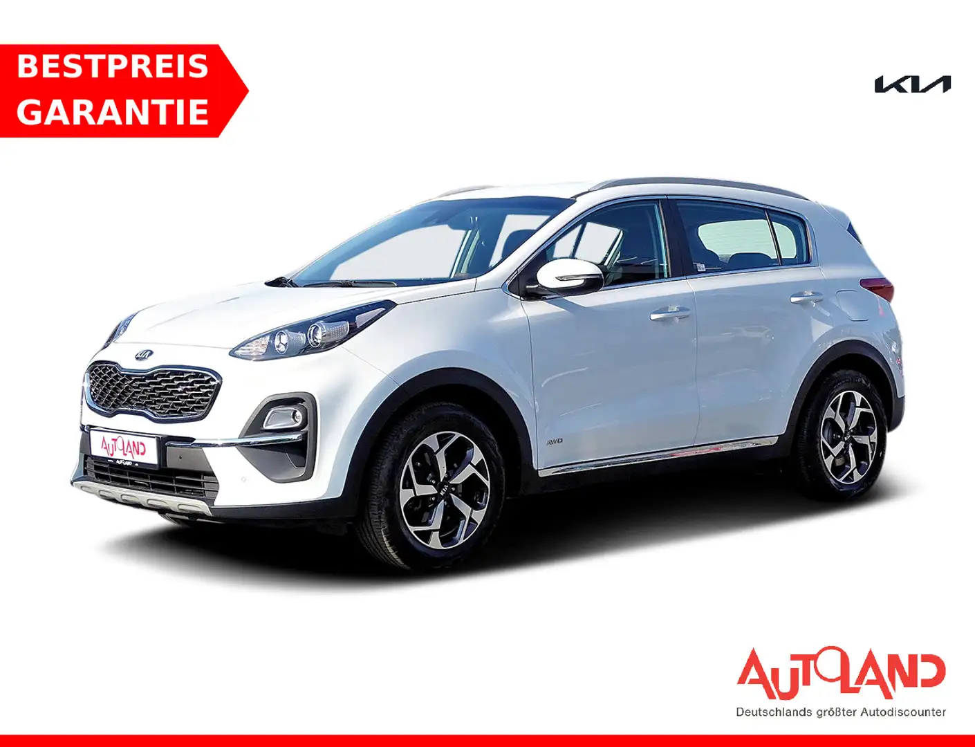 Kia Sportage 1.6 T-GDI Vision 4WD AWD Navi Kamera Blanc - 1