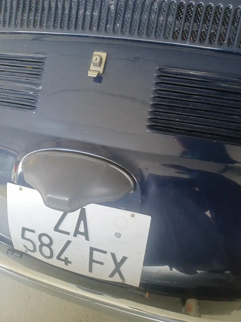 Fiat 500 Blau - 2