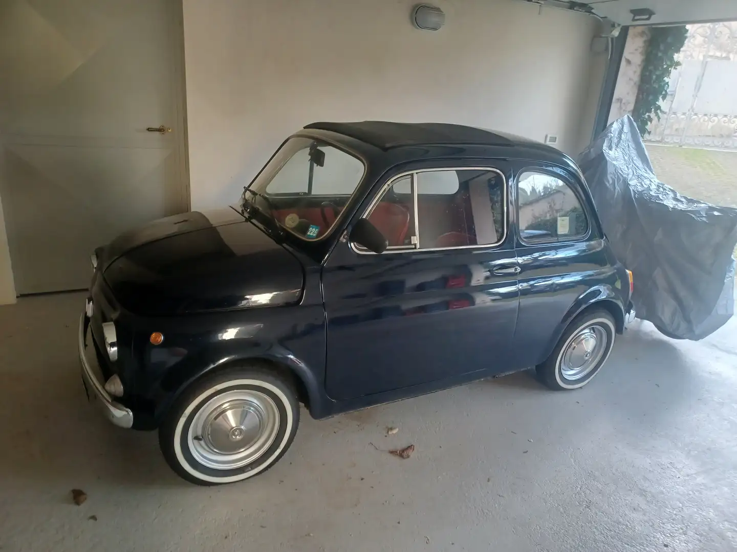Fiat 500 Blau - 1