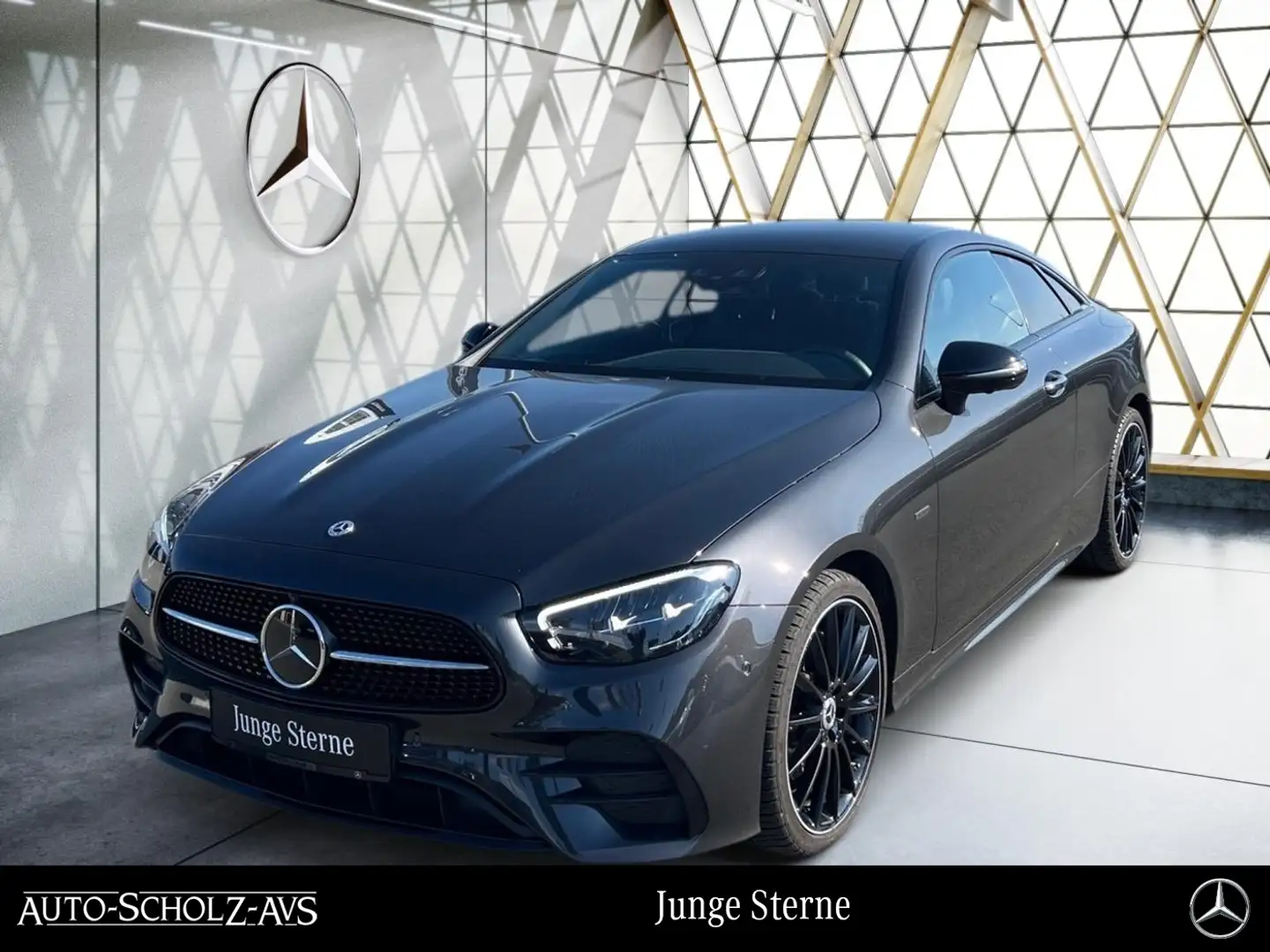 Mercedes-Benz E 300 d 4MATIC Coupé AMG NIGHT EDITION 360°KAM** Grau - 1