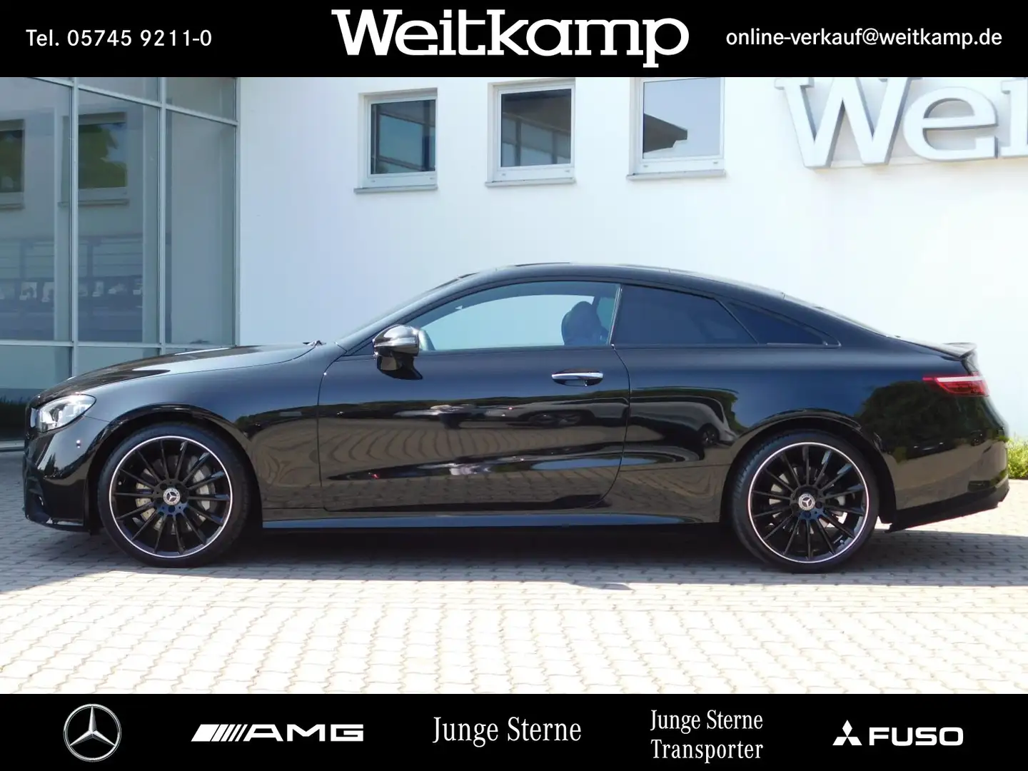 Mercedes-Benz E 400 E 400 d 4M Coupé Night Edition+Pano+Multib+Burm. Negro - 2