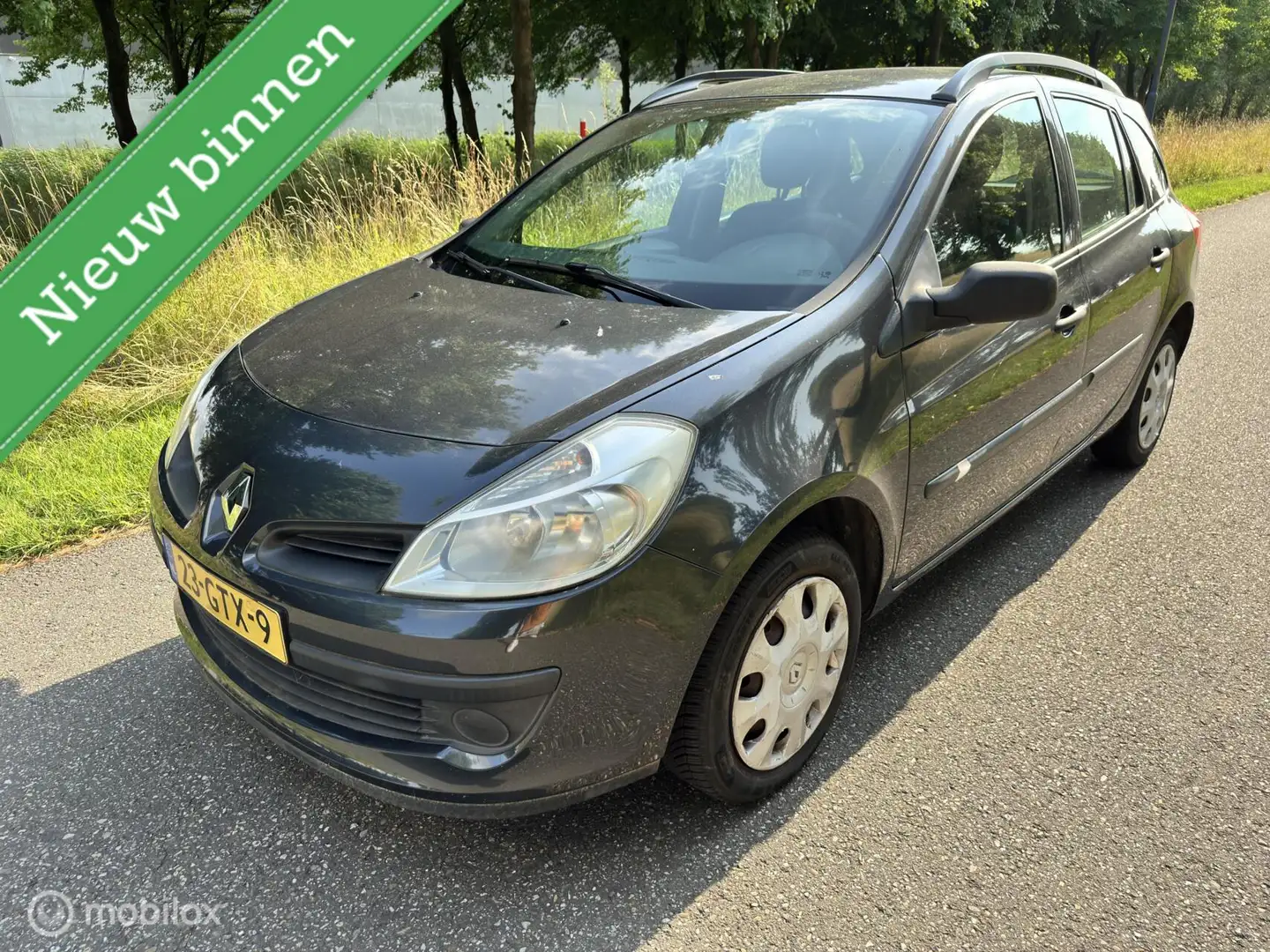 Renault Clio Estate 1.2-16V*1E EIGENAAR*NAP*NEW APK 07/26 Grijs - 1