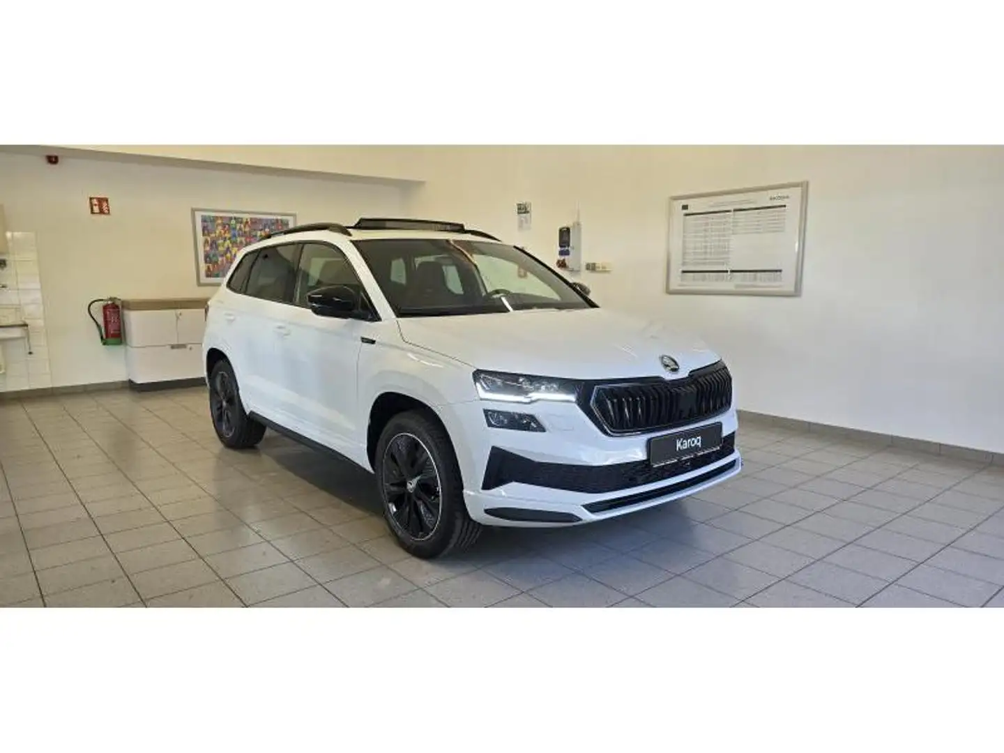 Skoda Karoq Sportline Blanc - 1