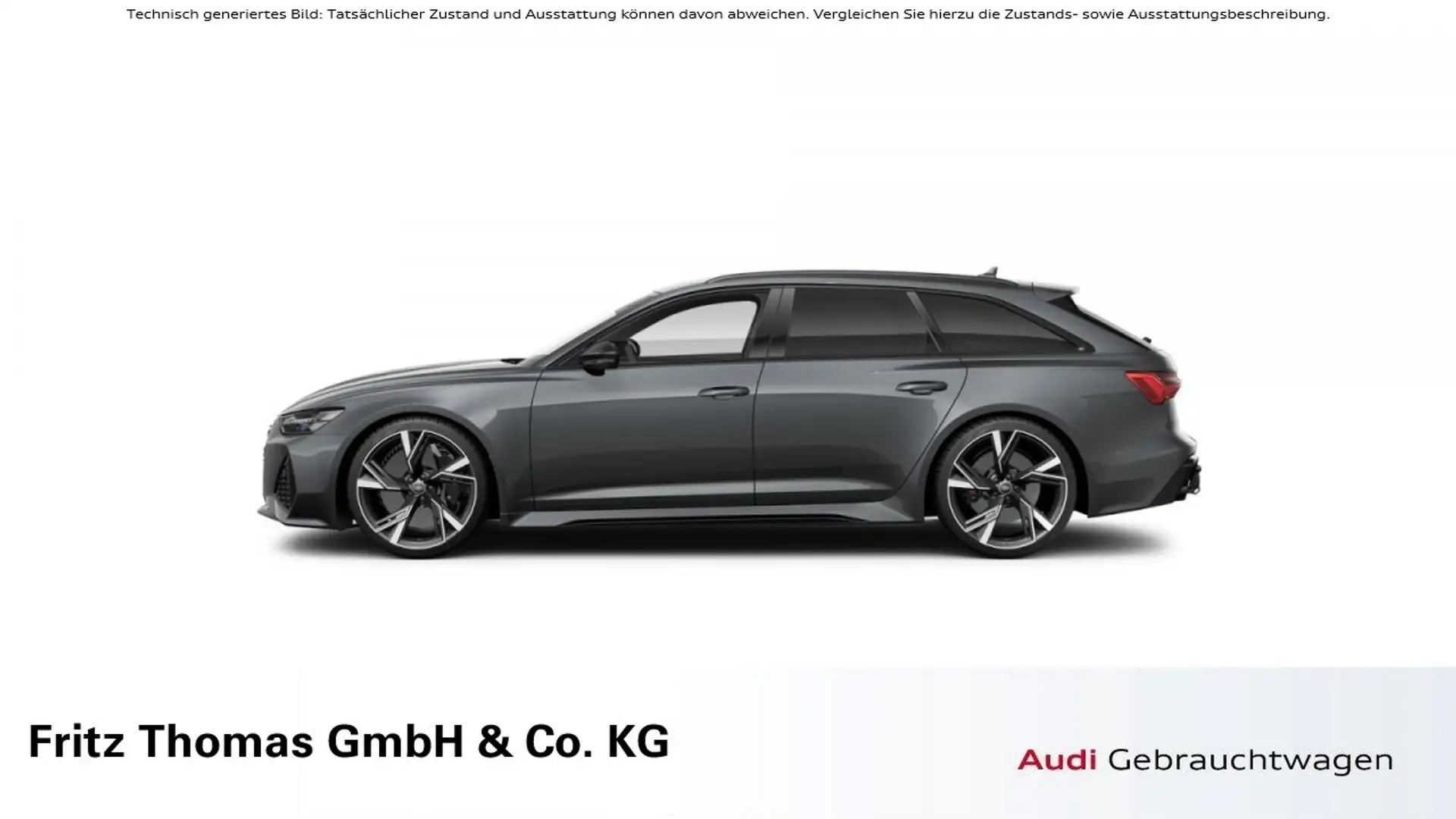 Audi RS6 Avant 4.0 TFSI HD MLED 280km/h HuD B&O AHK Klima Grün - 1