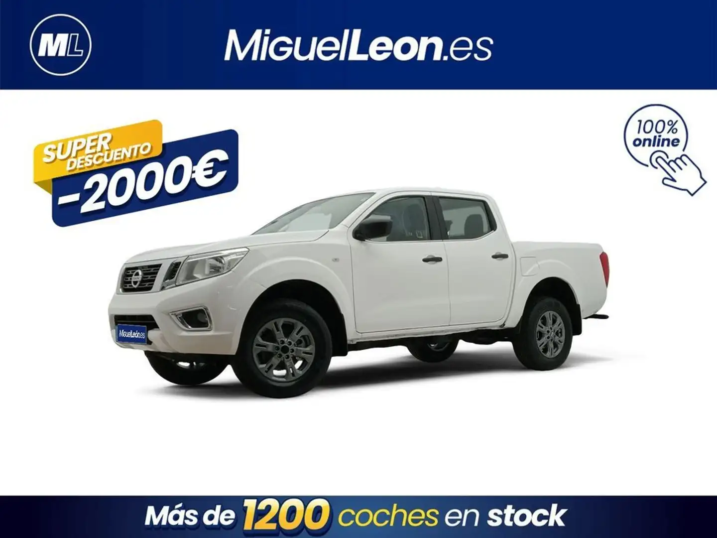 Nissan Navara doble cabina 2.3 160 cv visia Blanco - 1