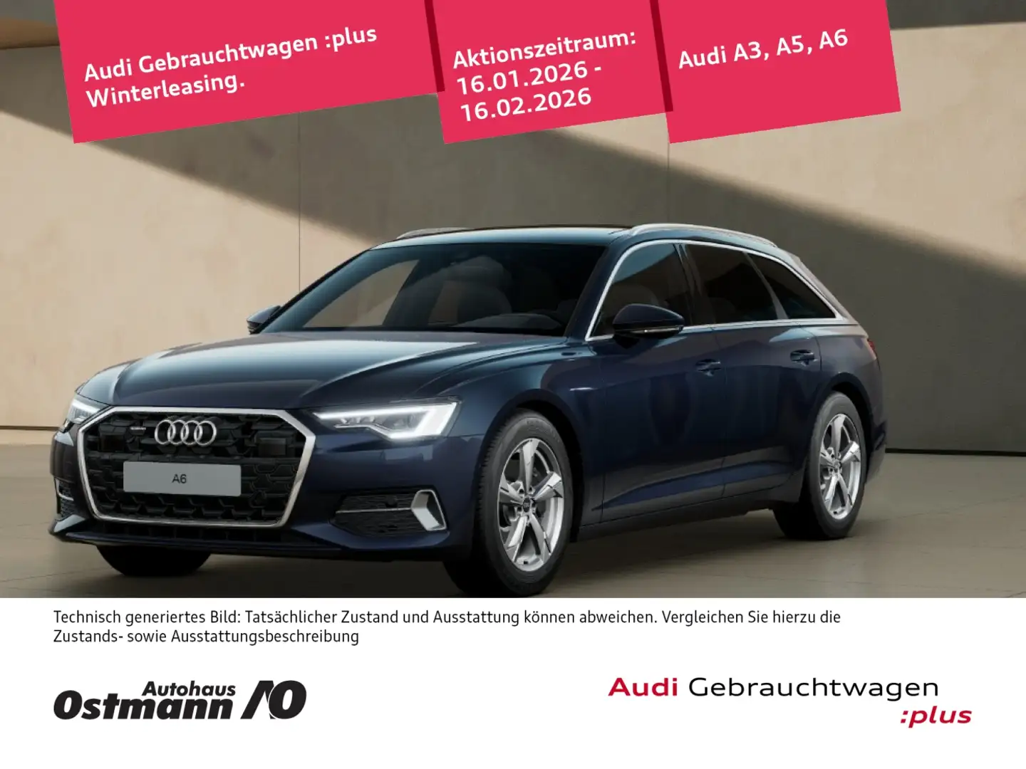 Audi A6 45 TFSI Avant quattro AHK Matrix Pano RFK ACC Blau - 1