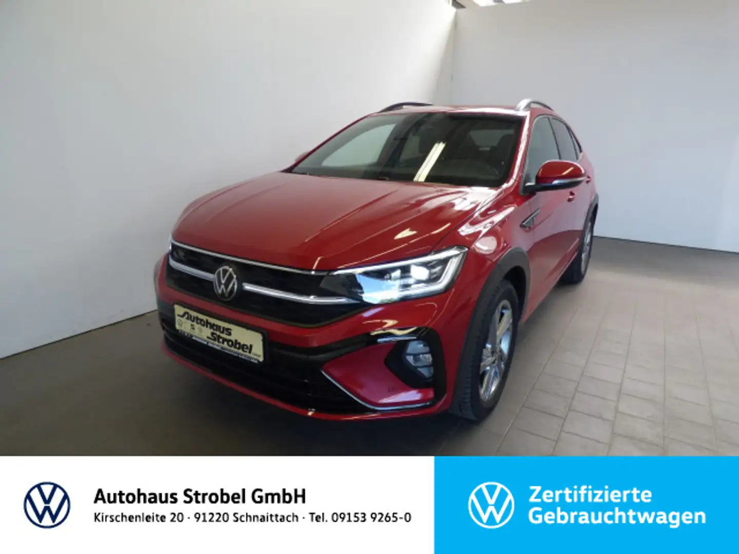 Volkswagen Taigo 1.0 TSI DSG R-Line ab 3,99% ACC Navi LED-M Rot - 1